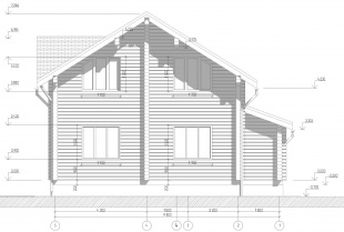 Дом из бруса (200х150) - проект №130-464