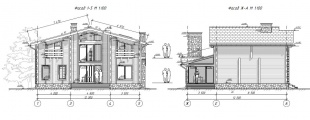 Дом из бруса (200*150) - проект №877
