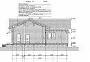 Дом из бруса (190x142) - проект №1306