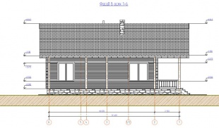 Дом из бруса(200*150)-проект №657